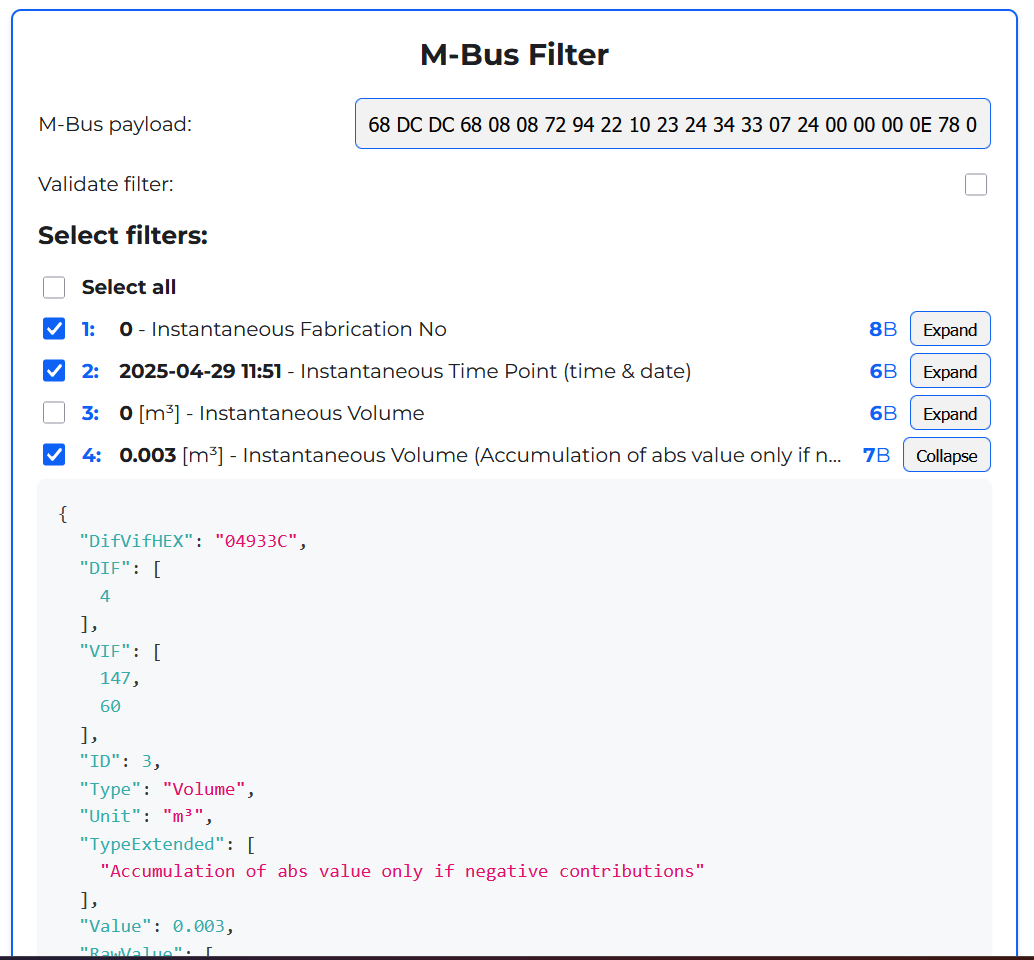 filter tool
